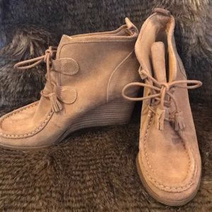 Lucky Brand Wedge Booties